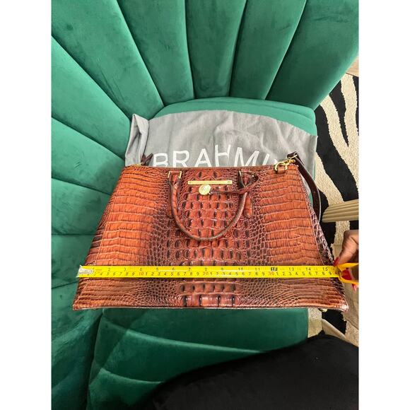 Brahmin Croc Embossed Large Bag - Picture 5 of 15